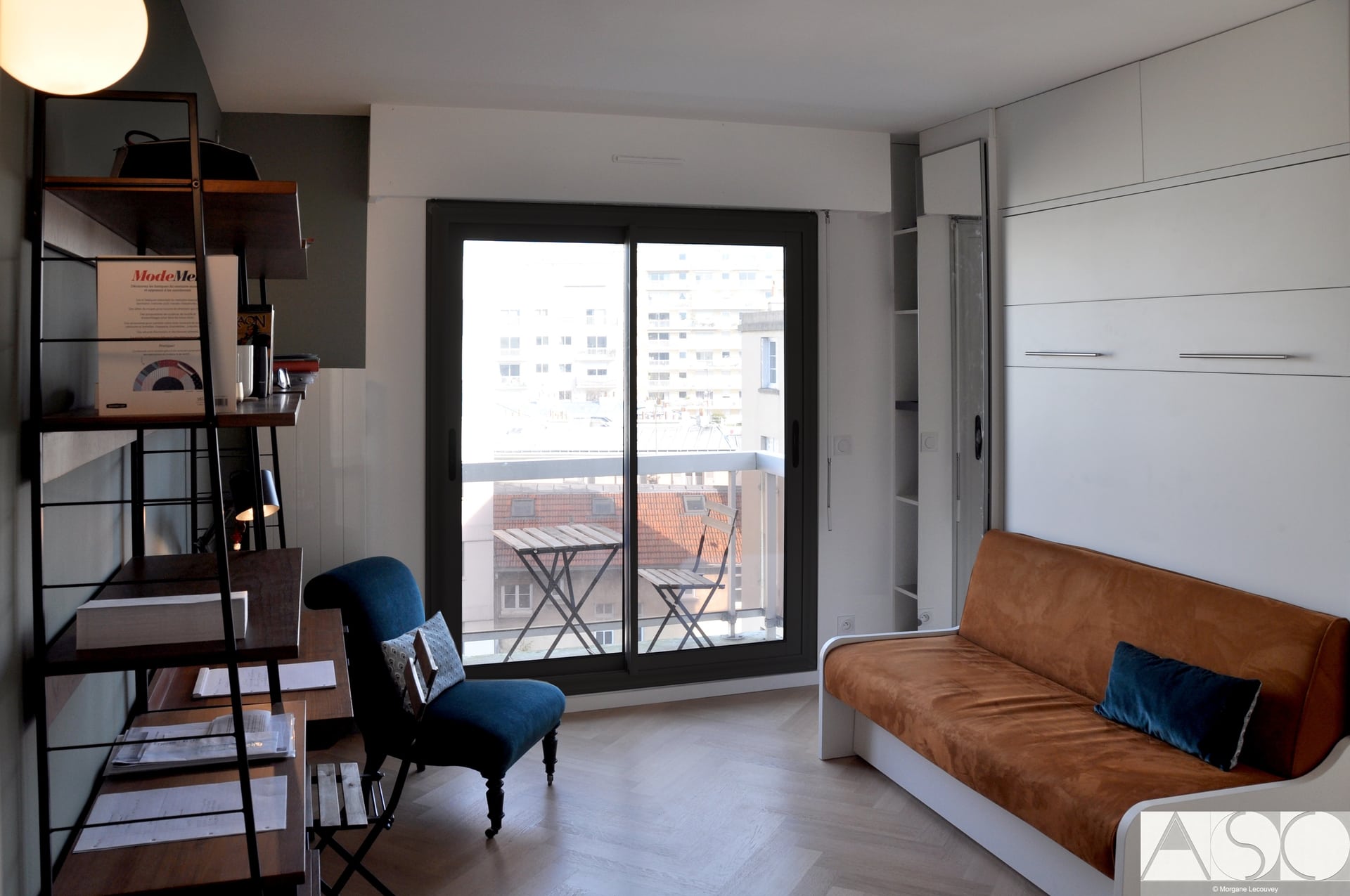 Après travaux — Paris : Rénovation et Agencement d'un Studio de 19 m²