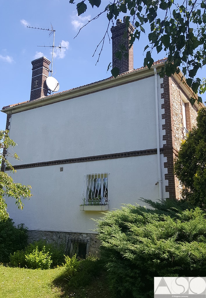 Avant travaux — Surélévation mansart d'une maison individuelle