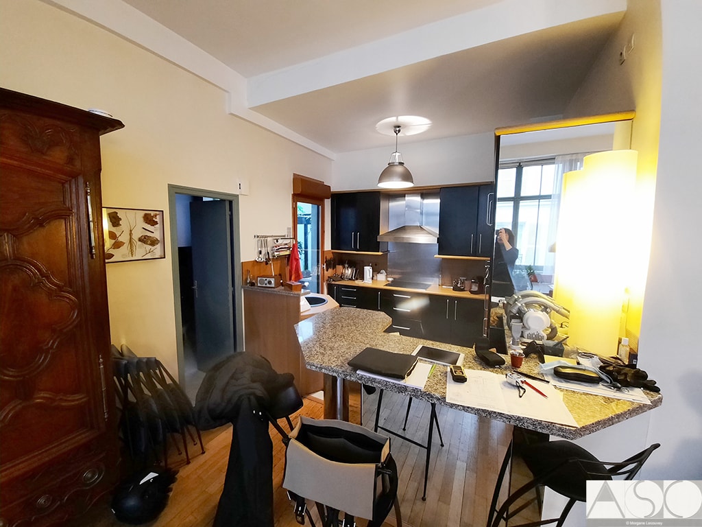 Avant travaux — Rénovation totale d'un appartement parisien de 105 m²