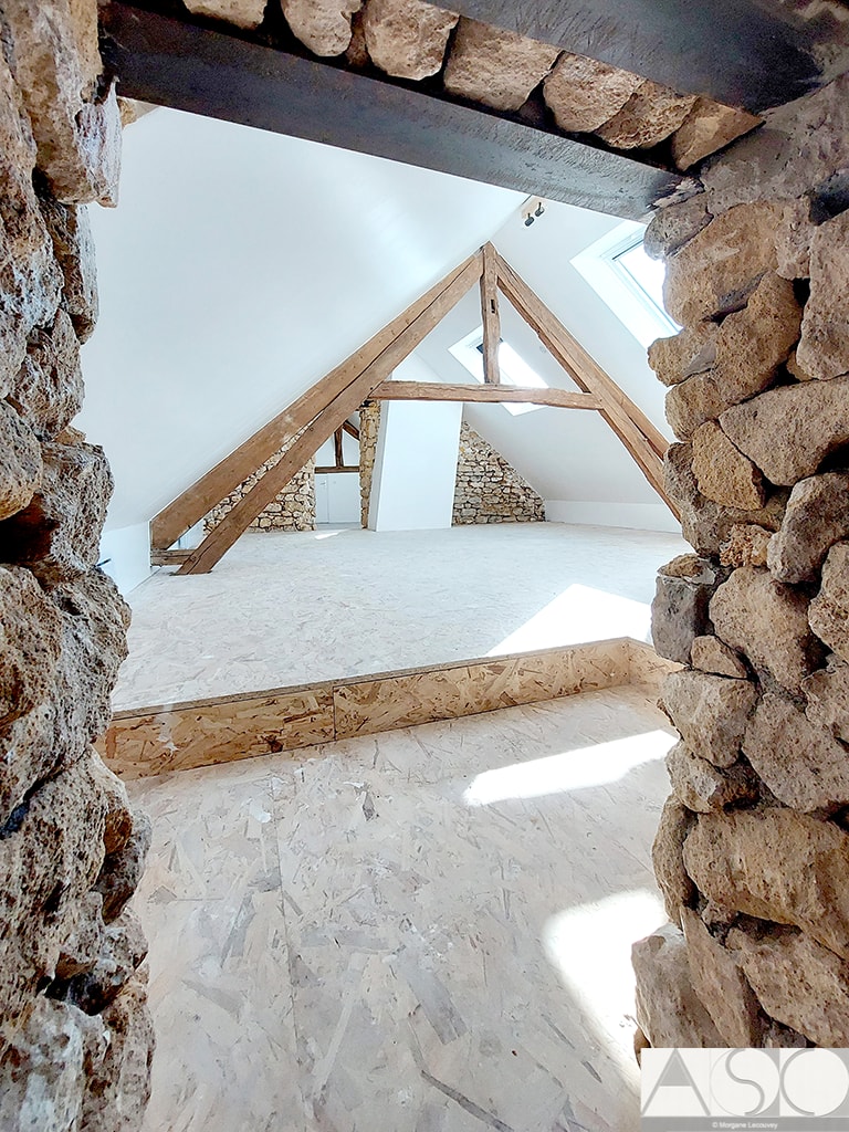 Isolation et Rénovation des combles d'une longère de 150 ans