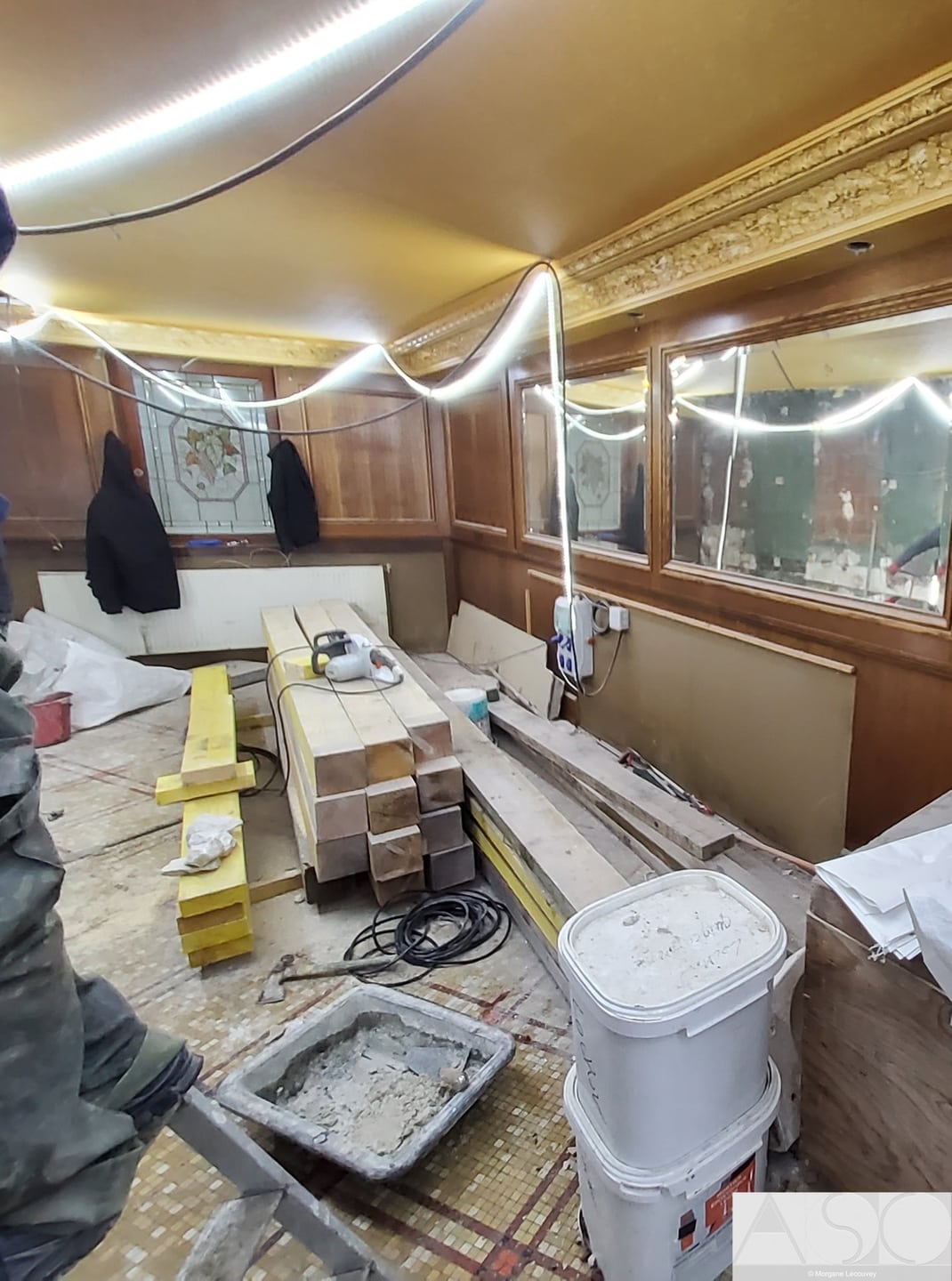 Avant travaux — Rénovation d'une Brasserie Parisienne (Vue 7)
